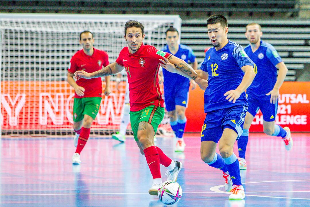 Portugalija – Kazachstanas 2:2 baud. 4:3 | Futsalo PČ