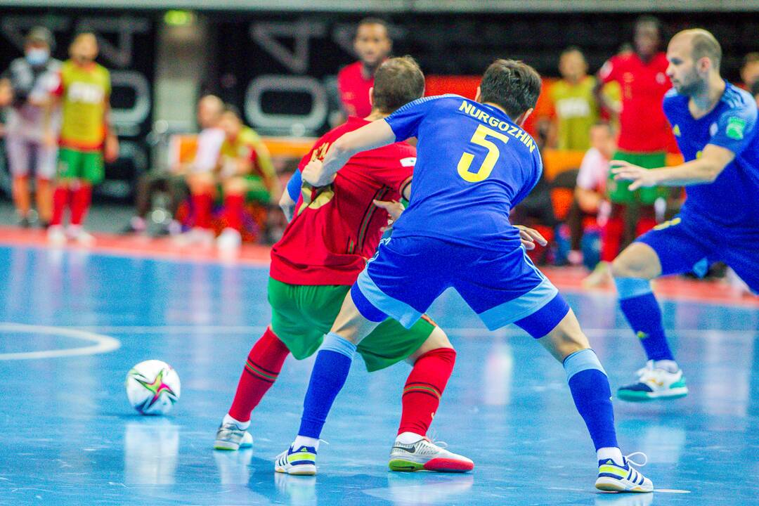Portugalija – Kazachstanas 2:2 baud. 4:3 | Futsalo PČ