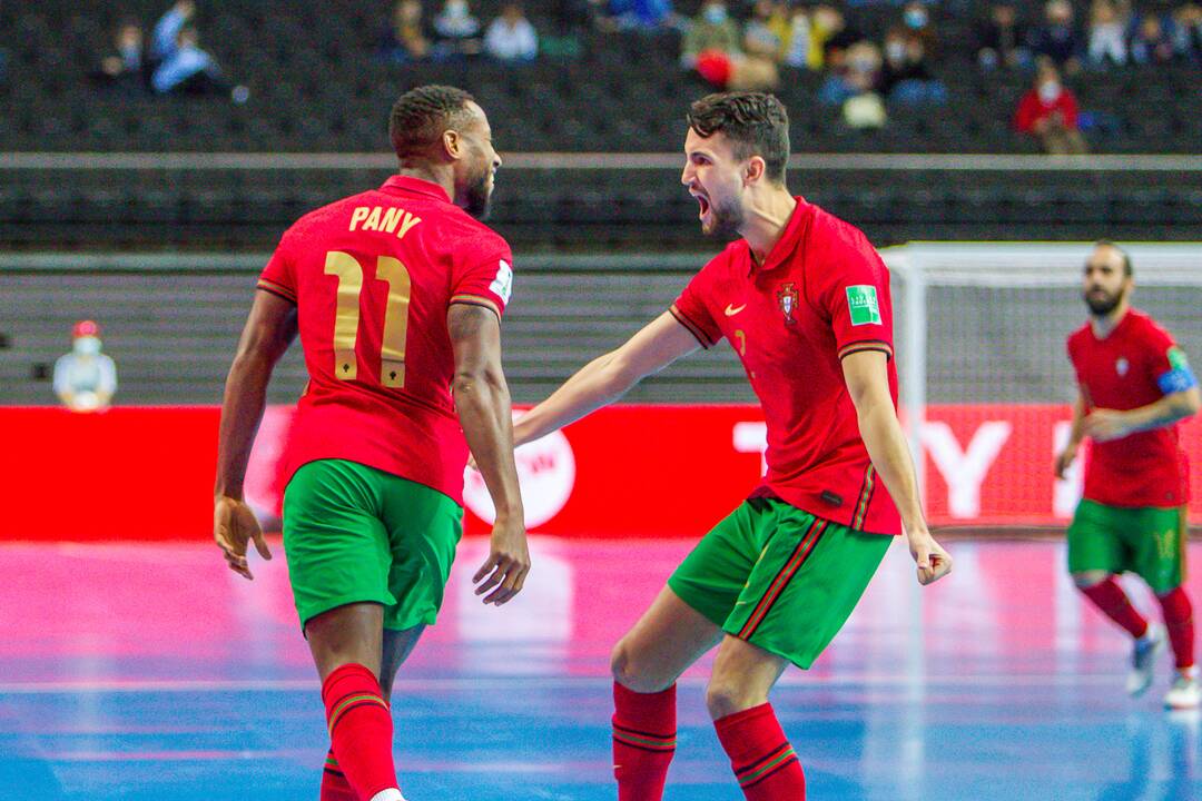 Portugalija – Kazachstanas 2:2 baud. 4:3 | Futsalo PČ