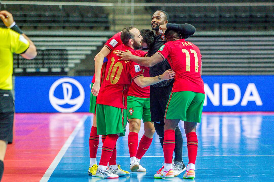 Portugalija – Kazachstanas 2:2 baud. 4:3 | Futsalo PČ