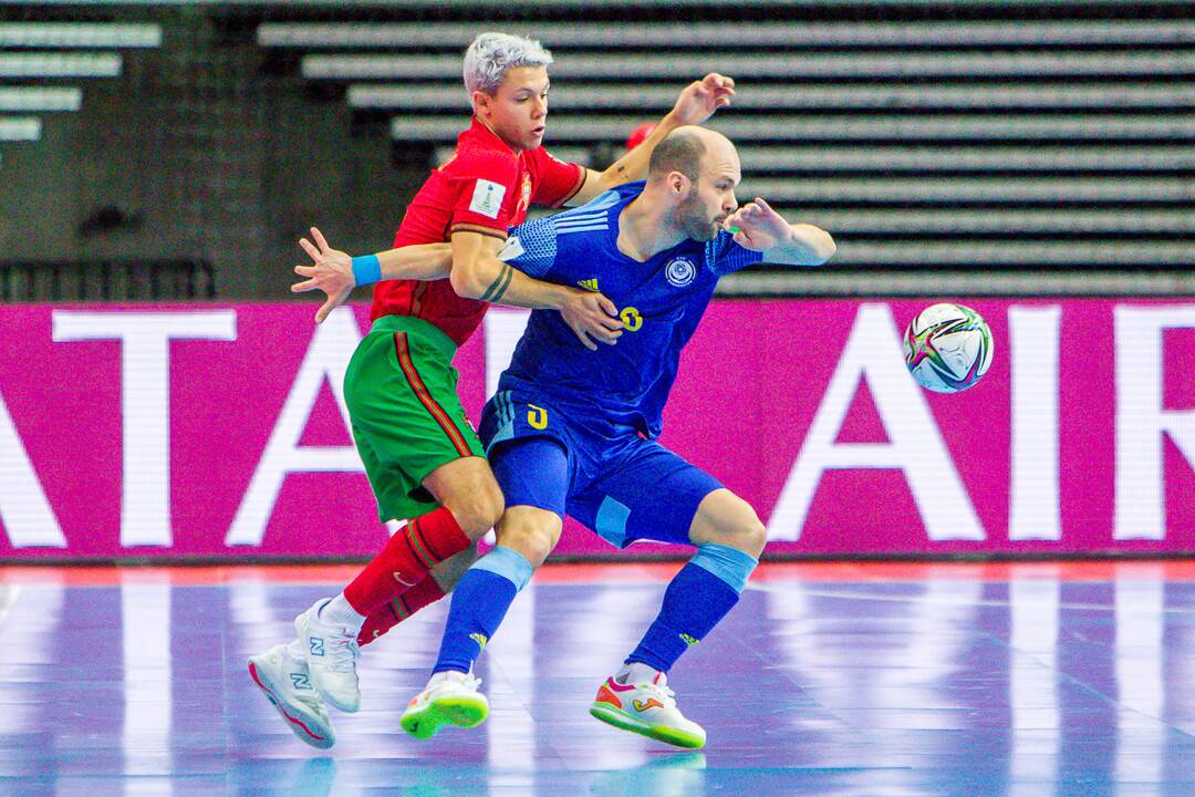 Portugalija – Kazachstanas 2:2 baud. 4:3 | Futsalo PČ