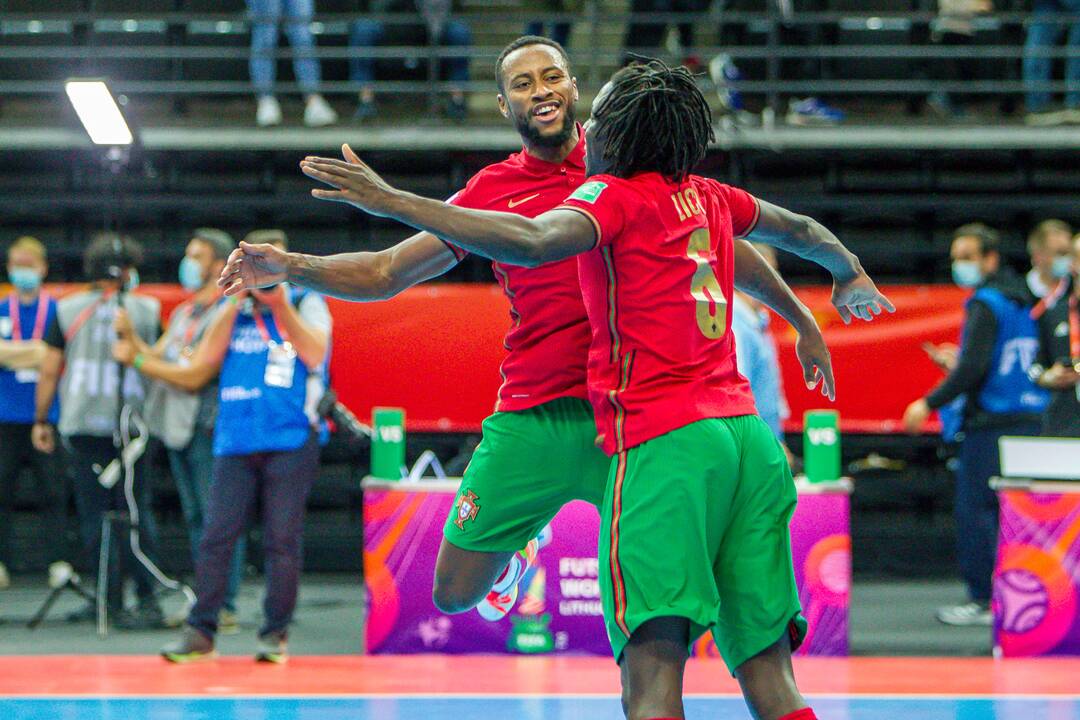 Portugalija – Kazachstanas 2:2 baud. 4:3 | Futsalo PČ
