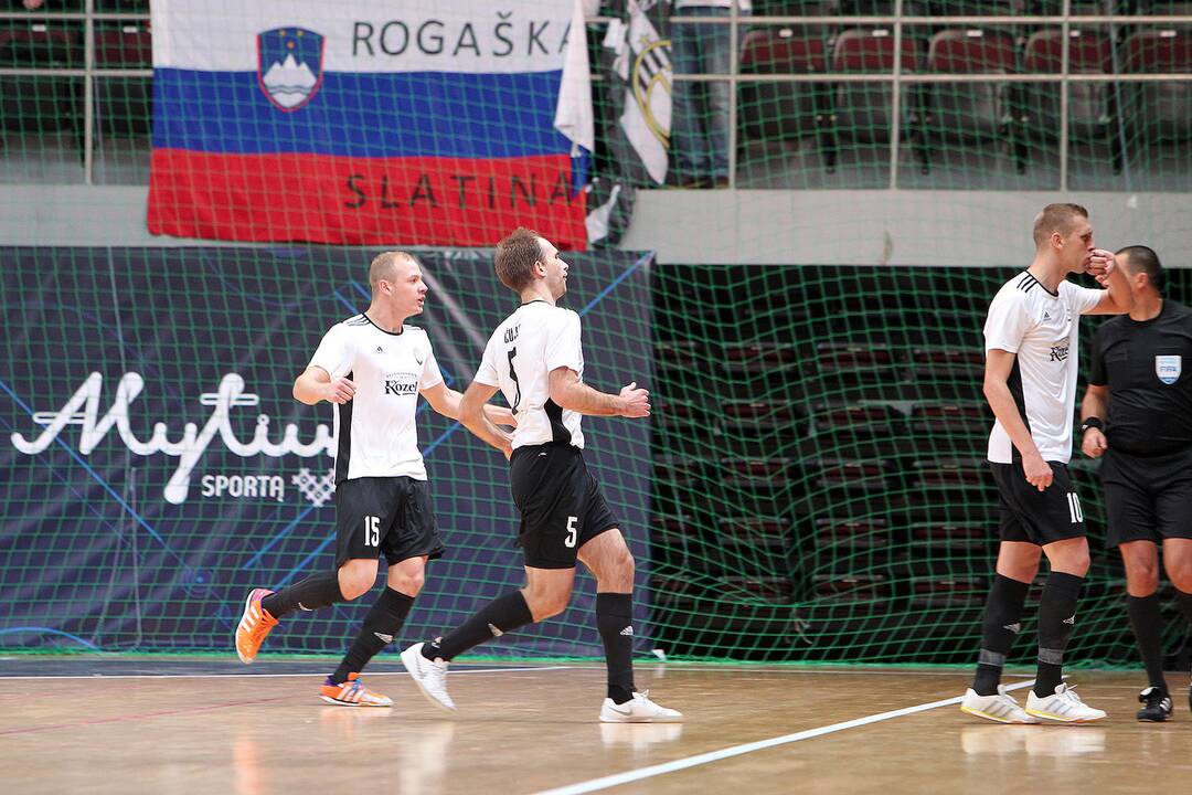 Futsalas. „Vytis“ – „KMN Dobovec“ 1:2
