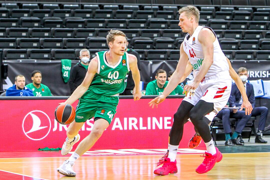 Eurolyga: „Žalgiris“ – „Bayern“ 74:73