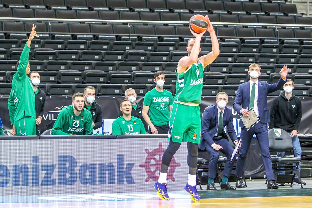 Eurolyga: „Žalgiris“ – „Bayern“ 74:73
