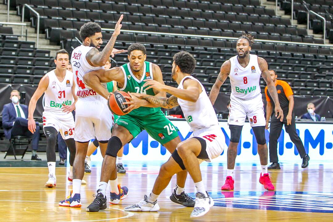Eurolyga: „Žalgiris“ – „Bayern“ 74:73