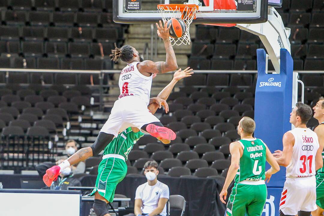 Eurolyga: „Žalgiris“ – „Bayern“ 74:73