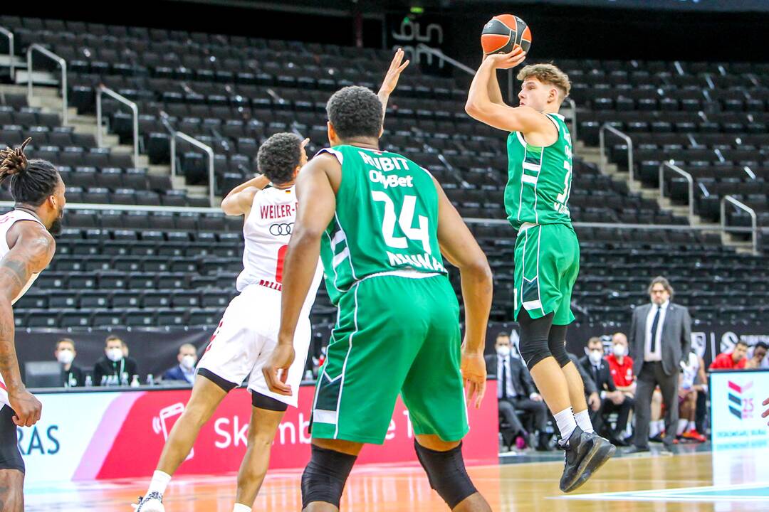 Eurolyga: „Žalgiris“ – „Bayern“ 74:73