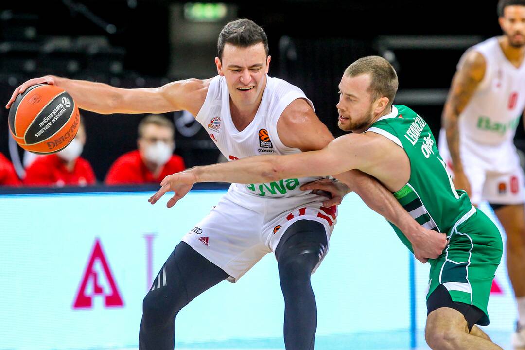 Eurolyga: „Žalgiris“ – „Bayern“ 74:73
