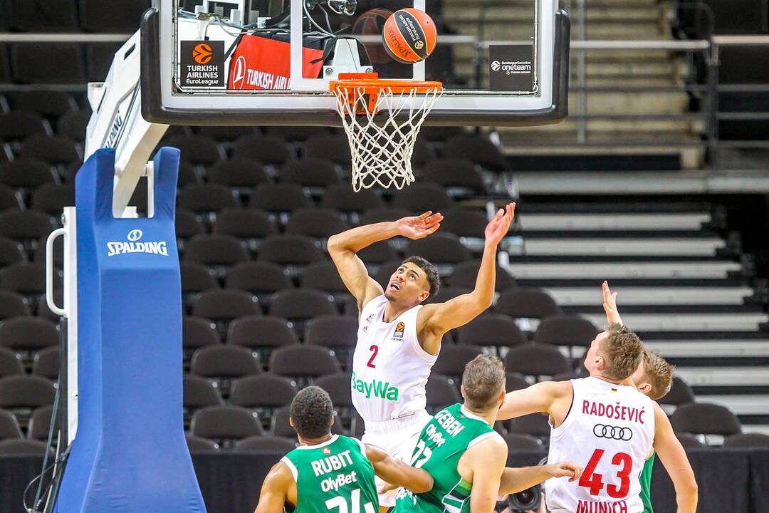 Eurolyga: „Žalgiris“ – „Bayern“ 74:73