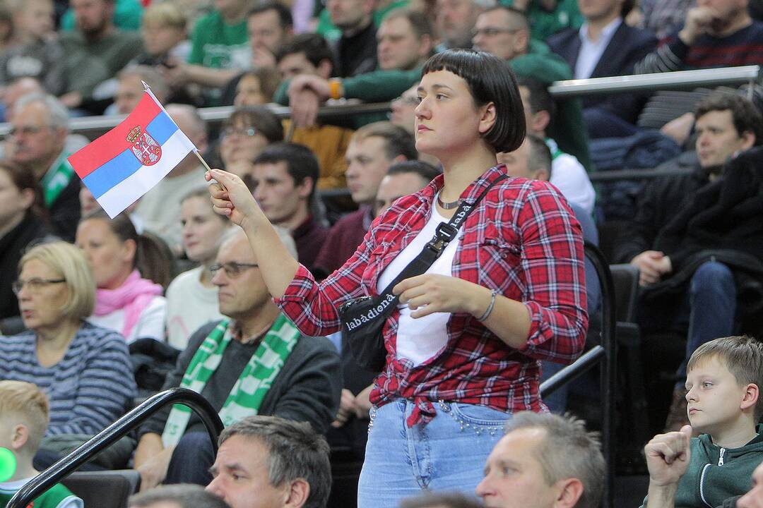 Eurolyga: „Žalgiris“ – „Crvena zvezda“ 59:61