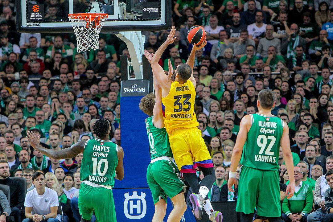 Eurolyga: „Žalgiris“ – „Barcelona“ 86:93
