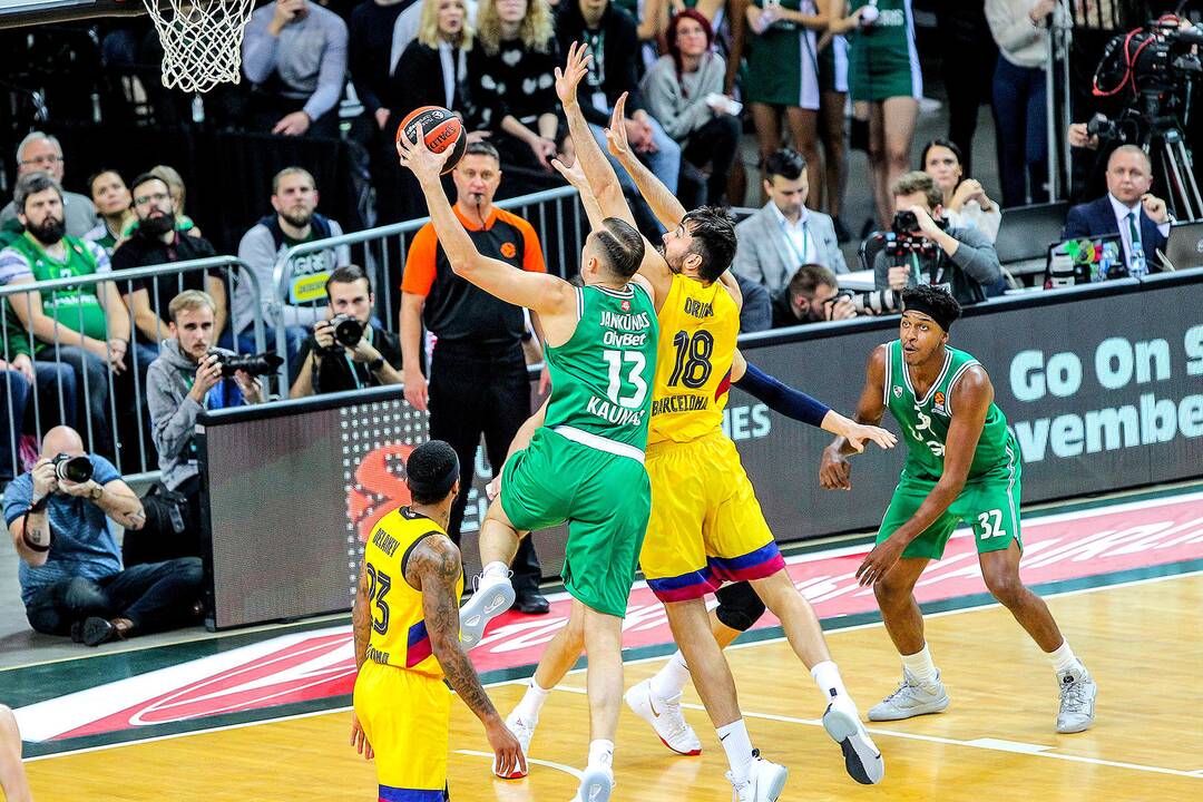 Eurolyga: „Žalgiris“ – „Barcelona“ 86:93