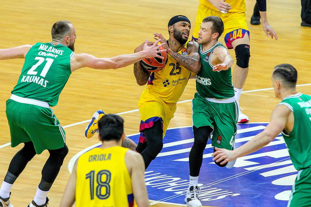 Eurolyga: „Žalgiris“ – „Barcelona“ 86:93