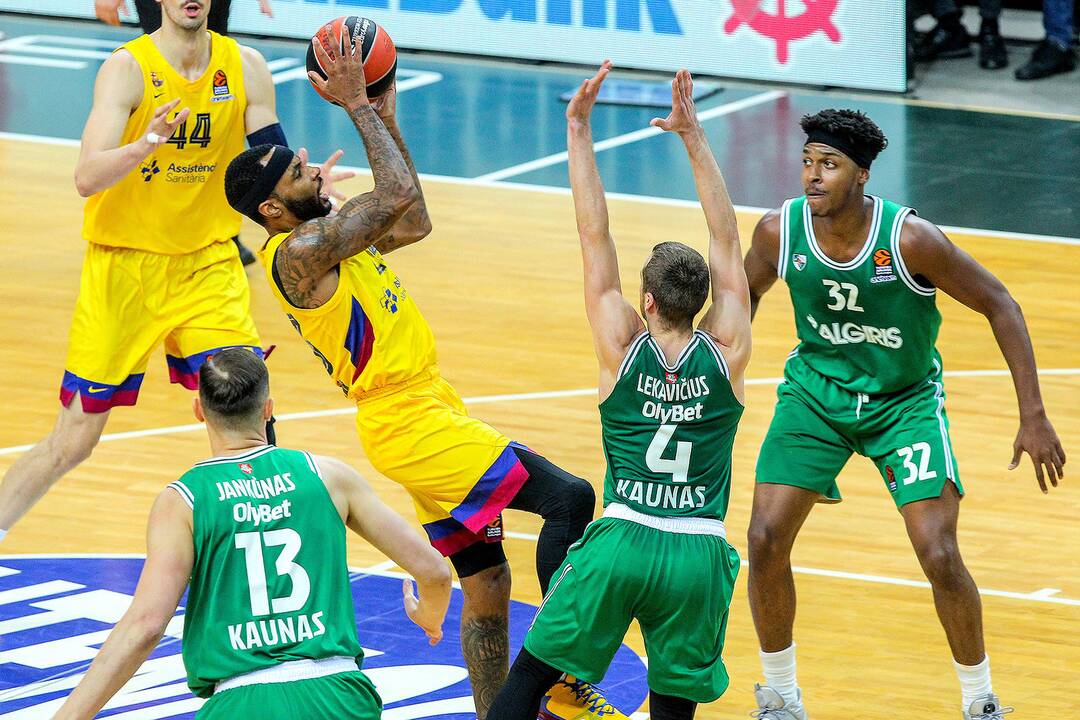 Eurolyga: „Žalgiris“ – „Barcelona“ 86:93