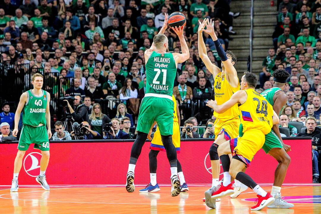 Eurolyga: „Žalgiris“ – „Barcelona“ 86:93