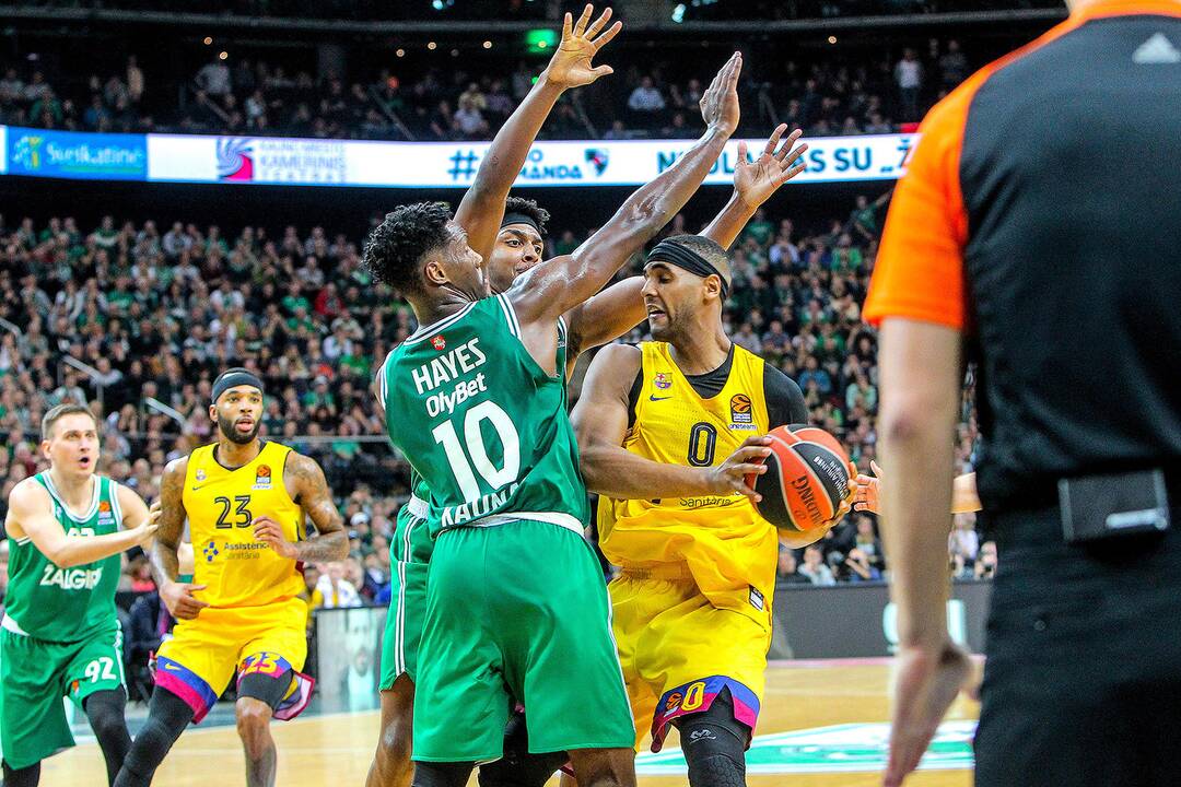 Eurolyga: „Žalgiris“ – „Barcelona“ 86:93