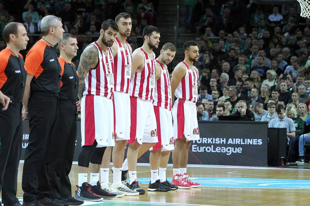 Eurolyga: „Žalgiris“ – „Olympiakos“ 83:75