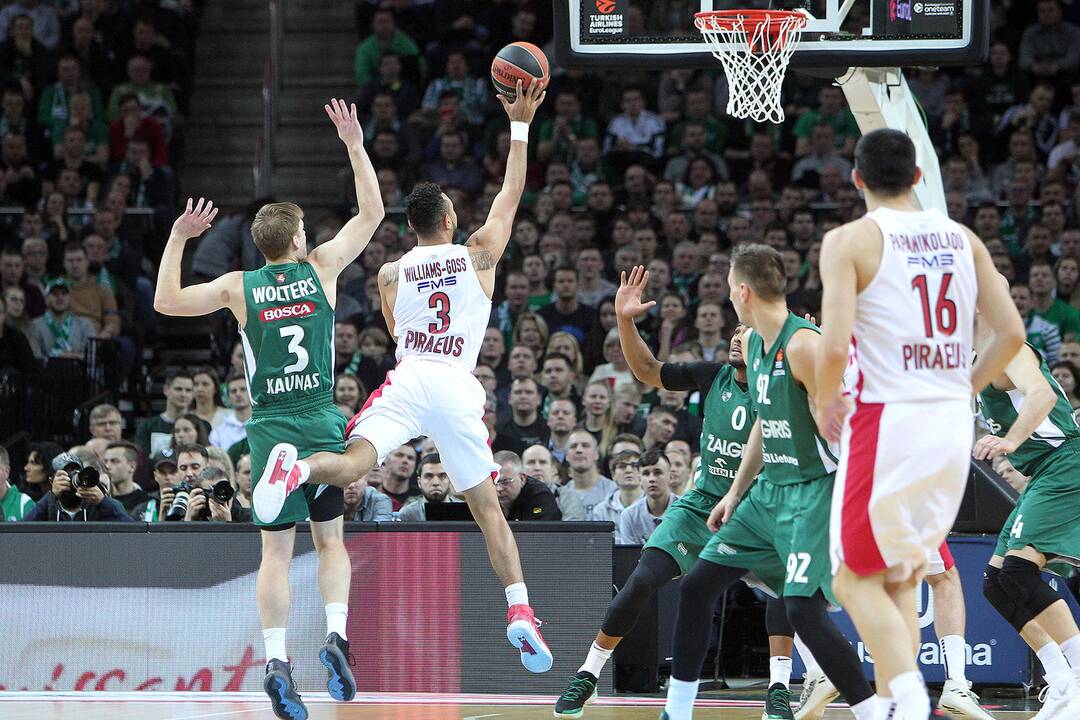 Eurolyga: „Žalgiris“ – „Olympiakos“ 83:75