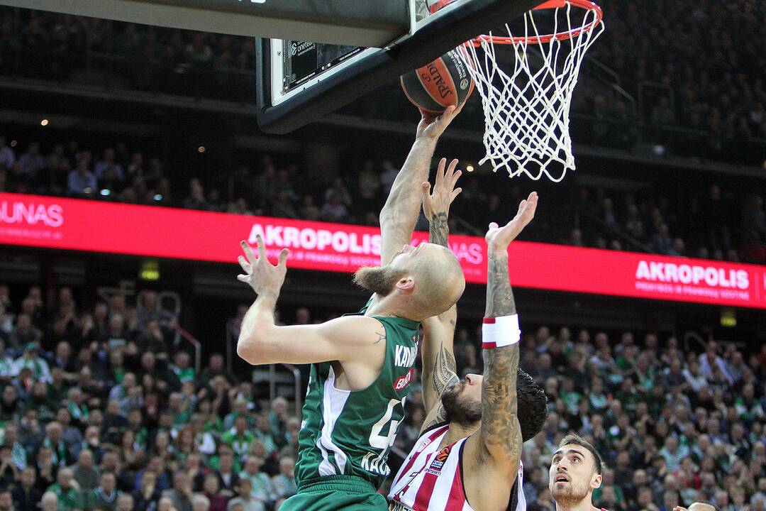 Eurolyga: „Žalgiris“ – „Olympiakos“ 83:75
