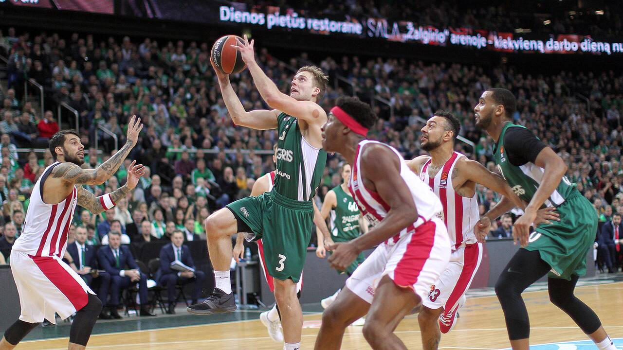 Eurolyga: „Žalgiris“ – „Olympiakos“ 83:75