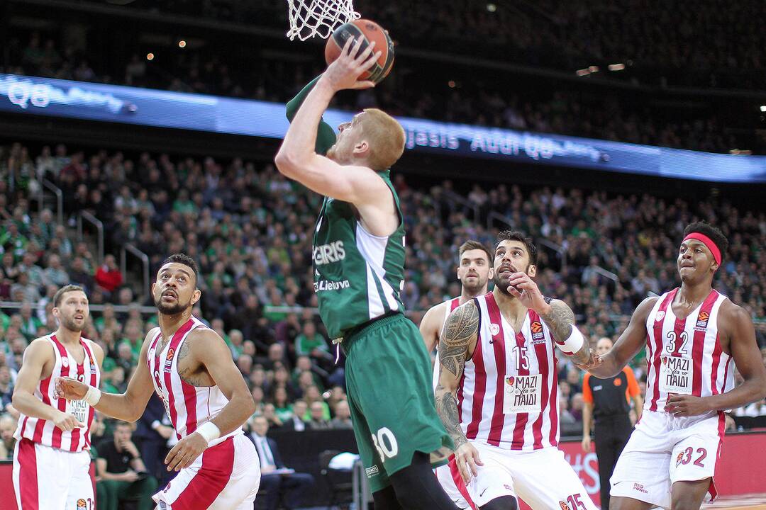 Eurolyga: „Žalgiris“ – „Olympiakos“ 83:75