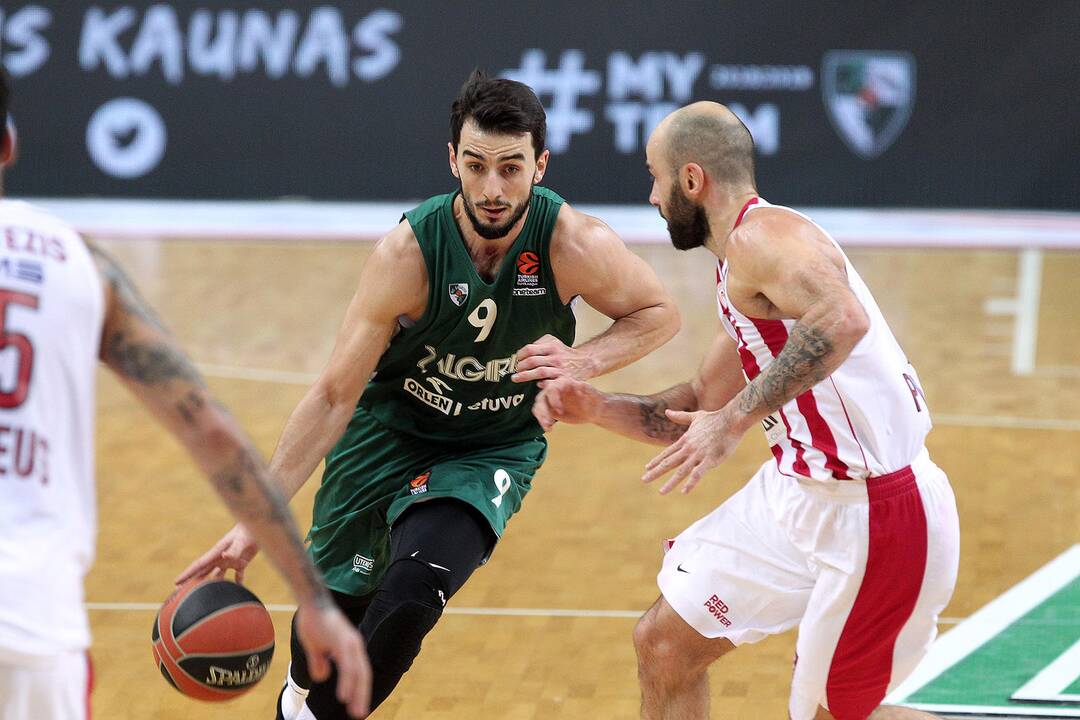 Eurolyga: „Žalgiris“ – „Olympiakos“ 83:75