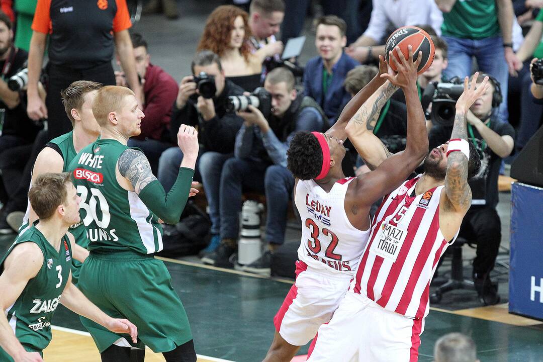 Eurolyga: „Žalgiris“ – „Olympiakos“ 83:75