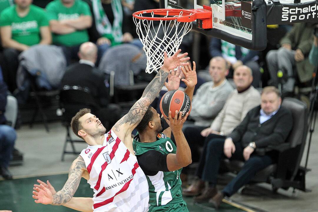 Eurolyga: „Žalgiris“ – „Olimpia“ 83:78