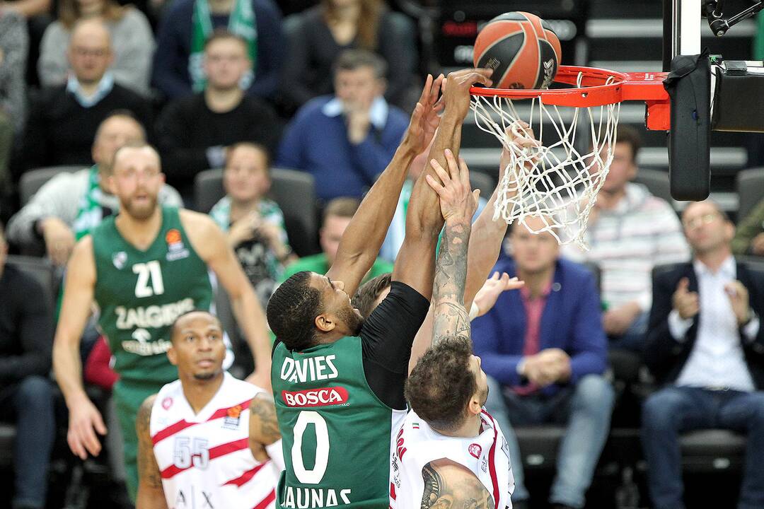 Eurolyga: „Žalgiris“ – „Olimpia“ 83:78