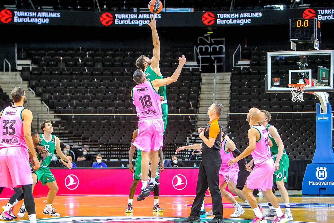 Eurolyga: „Žalgiris“ – „Barcelona“ 62:73