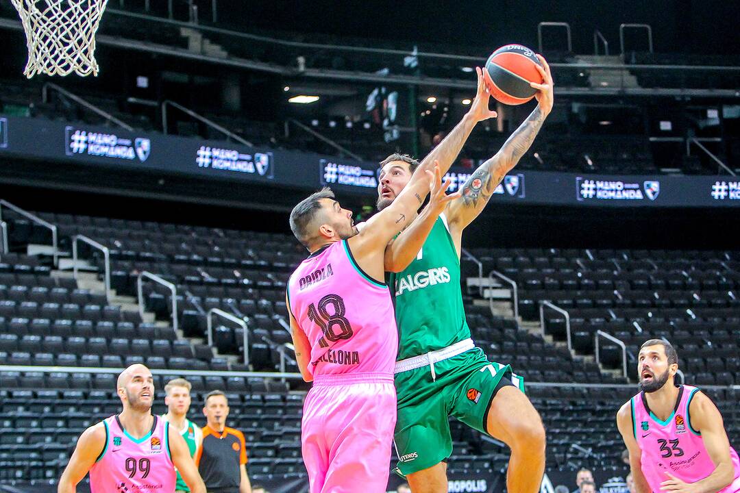 Eurolyga: „Žalgiris“ – „Barcelona“ 62:73