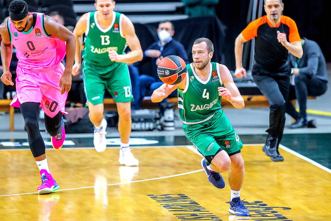 Eurolyga: „Žalgiris“ – „Barcelona“ 62:73