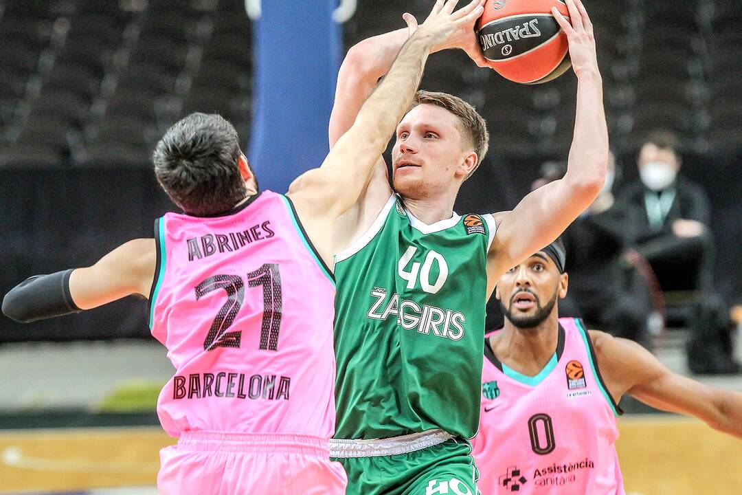 Eurolyga: „Žalgiris“ – „Barcelona“ 62:73