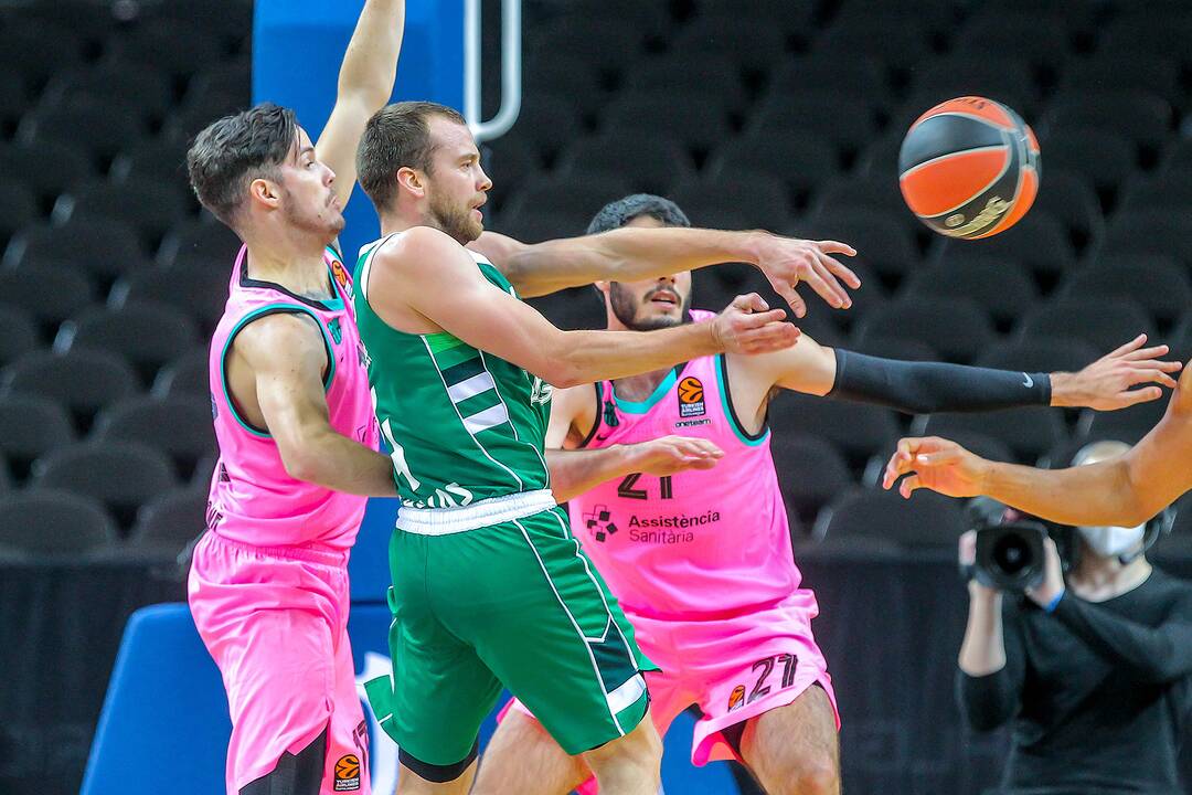 Eurolyga: „Žalgiris“ – „Barcelona“ 62:73
