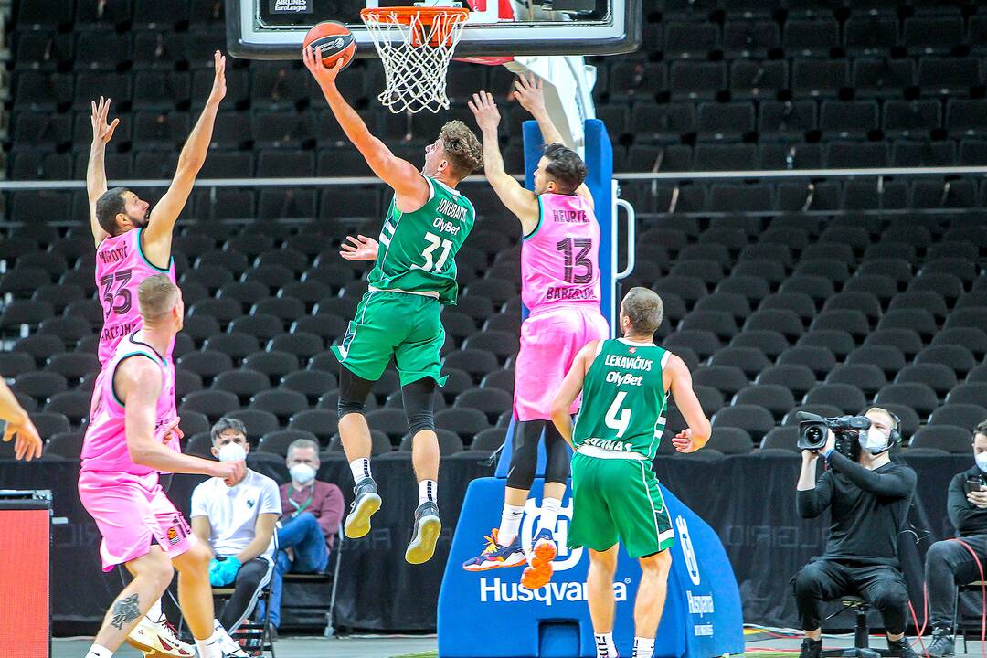 Eurolyga: „Žalgiris“ – „Barcelona“ 62:73