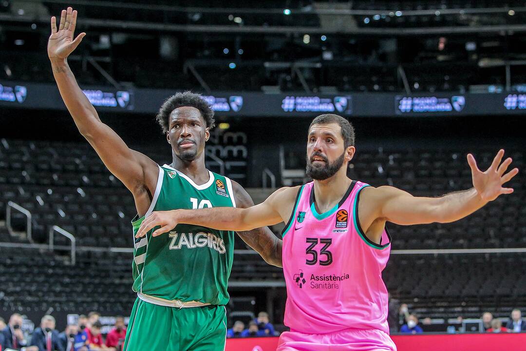 Eurolyga: „Žalgiris“ – „Barcelona“ 62:73