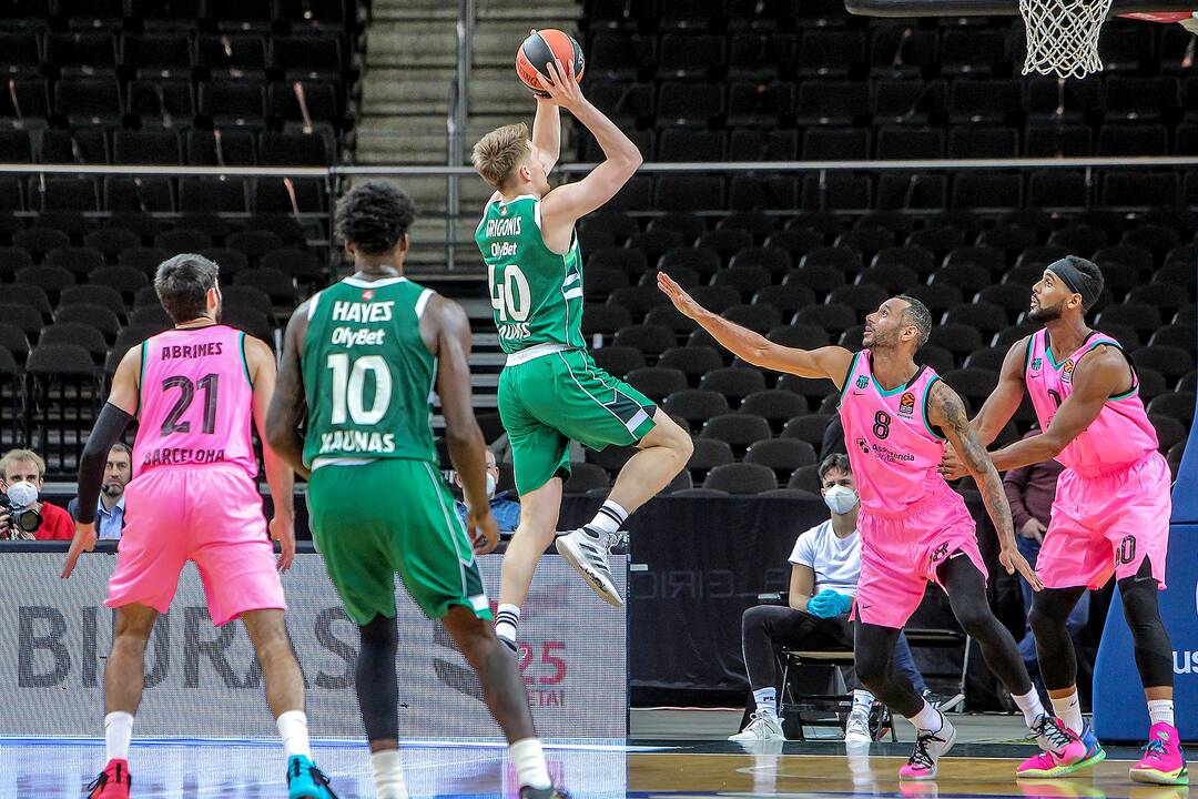 Eurolyga: „Žalgiris“ – „Barcelona“ 62:73