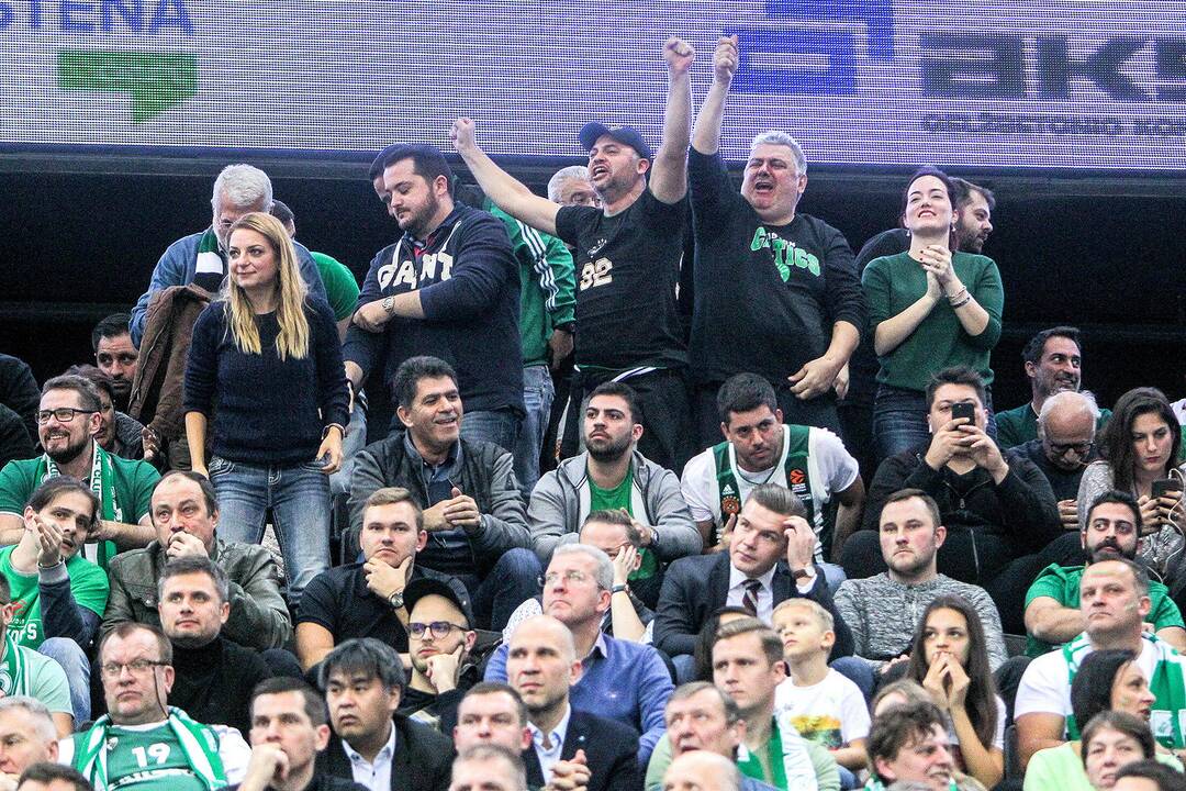 Eurolyga: „Žalgiris“ – „Panathinaikos“ 85:86