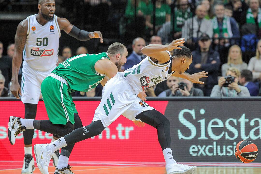 Eurolyga: „Žalgiris“ – „Panathinaikos“ 85:86