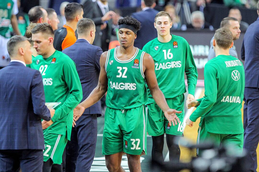 Eurolyga: „Žalgiris“ – „Panathinaikos“ 85:86