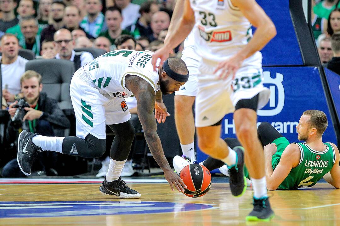 Eurolyga: „Žalgiris“ – „Panathinaikos“ 85:86