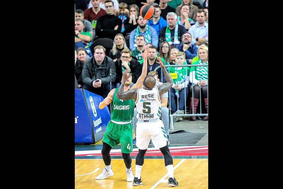 Eurolyga: „Žalgiris“ – „Panathinaikos“ 85:86