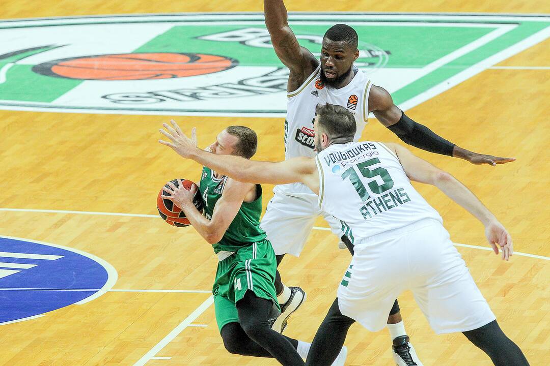 Eurolyga: „Žalgiris“ – „Panathinaikos“ 85:86
