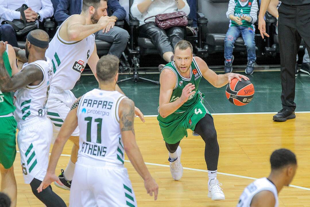 Eurolyga: „Žalgiris“ – „Panathinaikos“ 85:86
