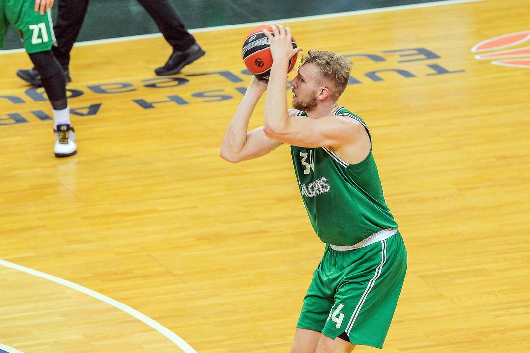 Eurolyga: „Žalgiris“ – „Panathinaikos“ 85:86