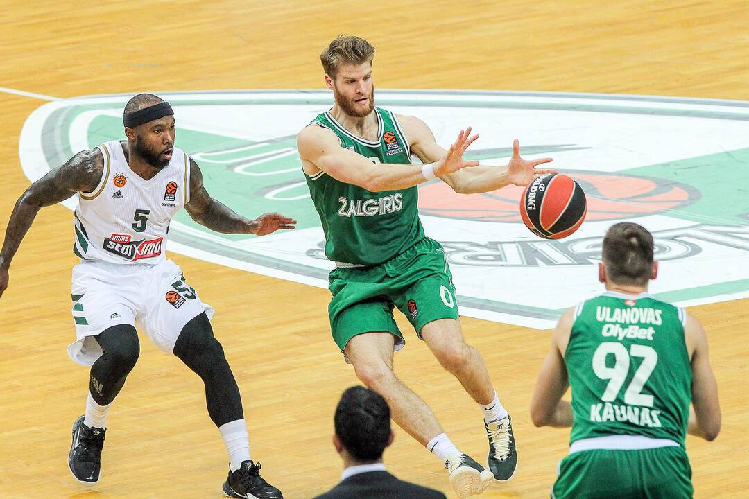 Eurolyga: „Žalgiris“ – „Panathinaikos“ 85:86