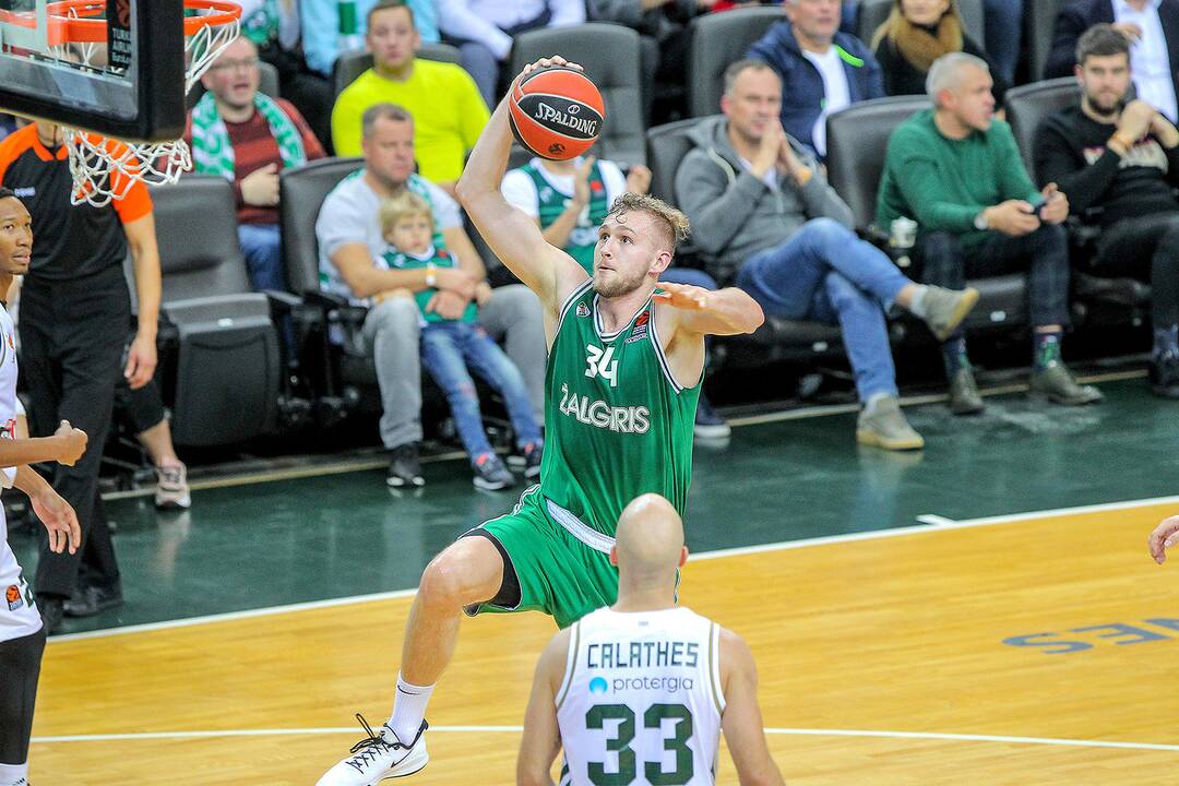 Eurolyga: „Žalgiris“ – „Panathinaikos“ 85:86