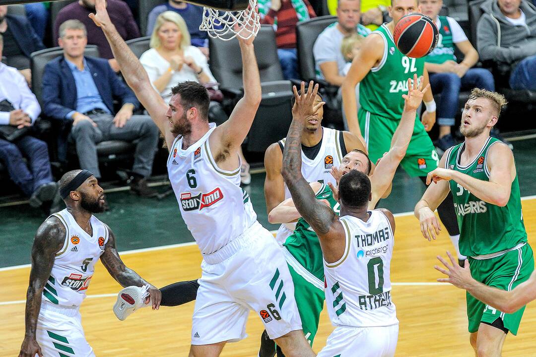 Eurolyga: „Žalgiris“ – „Panathinaikos“ 85:86
