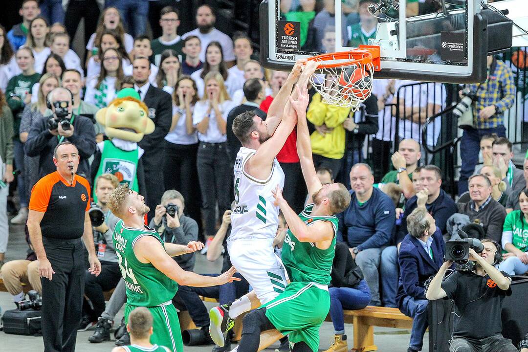 Eurolyga: „Žalgiris“ – „Panathinaikos“ 85:86